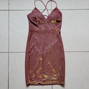 Elegant Glittery Dress Size M